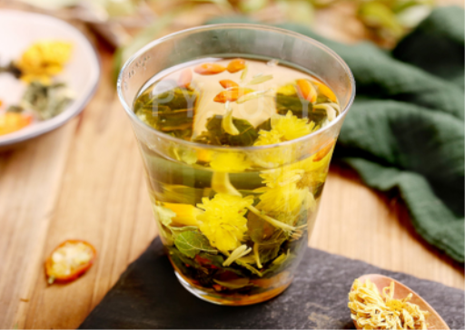 金銀花菊花茶